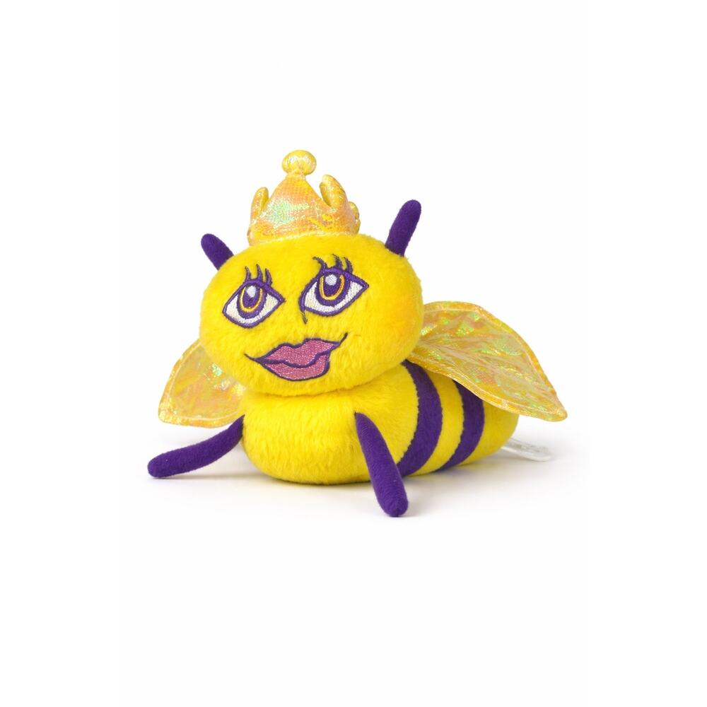 Bella Bee Plush Noah’s Ark Workshop Crown Wings Yellow Purple